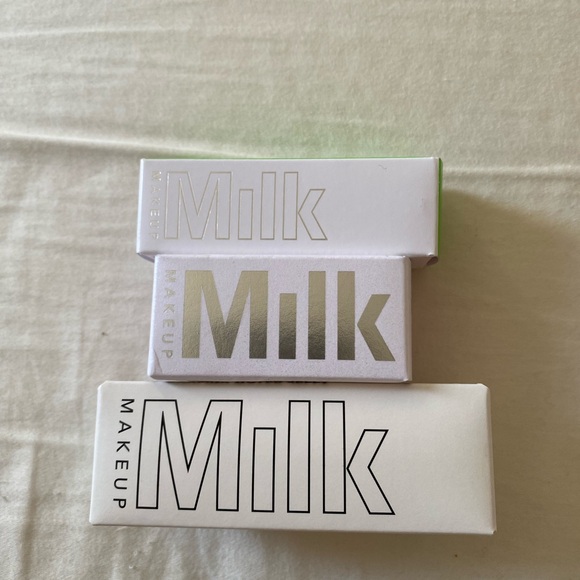 Milk Makeup Other - Milk bundle new with box: cooling jelly shimmer, kush brow gel & sheer lip oil
